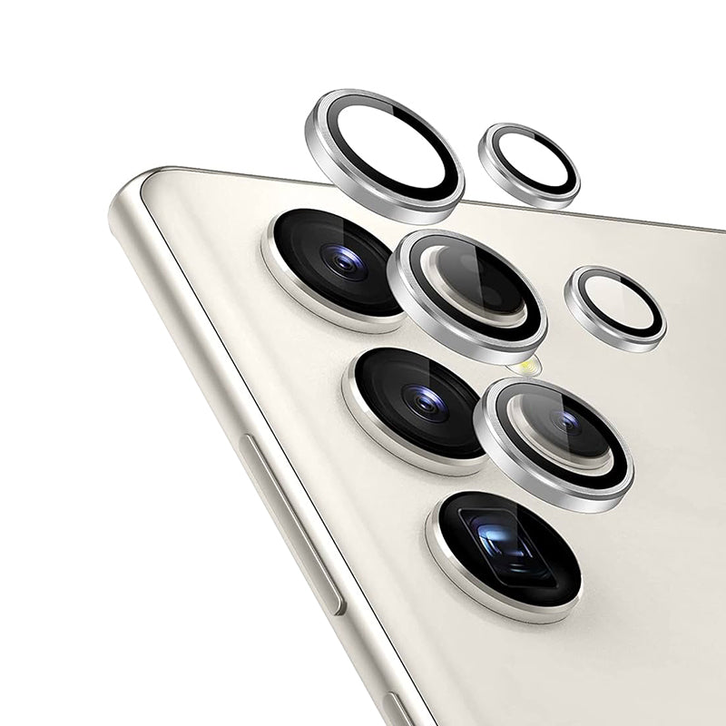 Crong Lensring - Gehard glas voor de cameralens Samsung Galaxy S24 Ultra (helder)