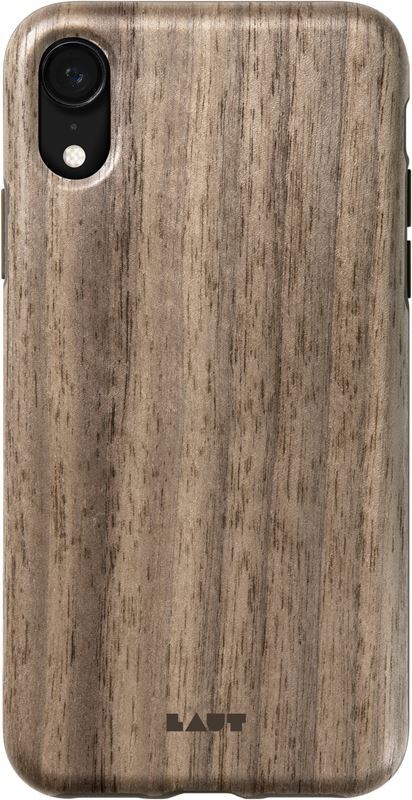 Laut PINNACLE - Case for iPhone XR with natural wood (Walnut)