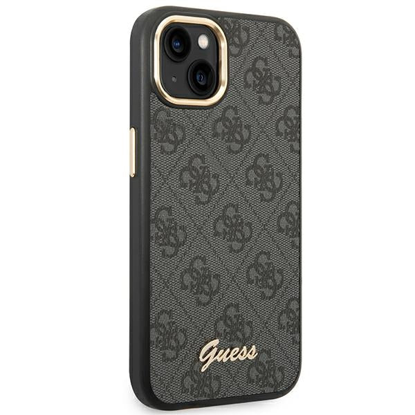 Guess 4G Metal Camera Outline Case - Case voor iPhone 14 Plus (zwart)