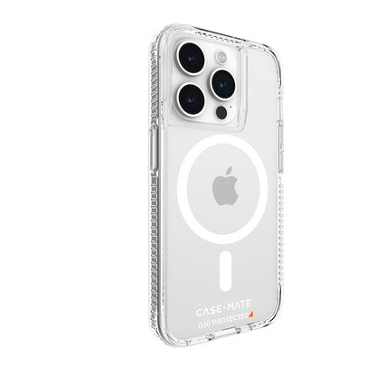 Case-Mate Ultra Tough plus D3O MagSafe - iPhone 15 Pro Hülle (Klar)