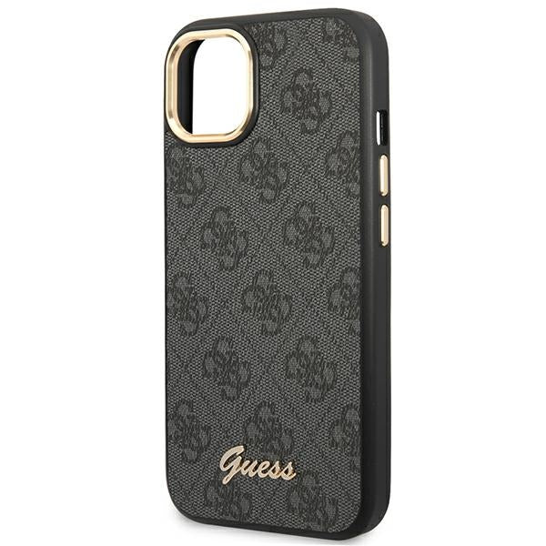 Guess 4G Metal Camera Outline Case - Case voor iPhone 14 Plus (zwart)