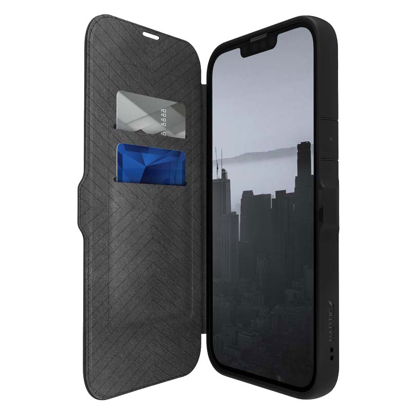 X-Doria Raptic Urban Folio - Flip Case voor iPhone 14 Plus (zwart)