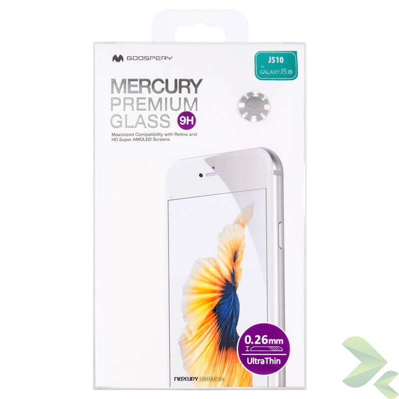 Mercury Premium Glass - Screenprotector van gehard glas 9H voor Samsung Galaxy J5 (2016)