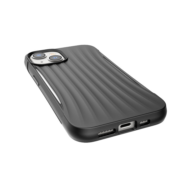 X-Doria Raptic Clutch - Biologisch afbreekbaar hoesje voor iPhone 14 (valtest 3m) (zwart)