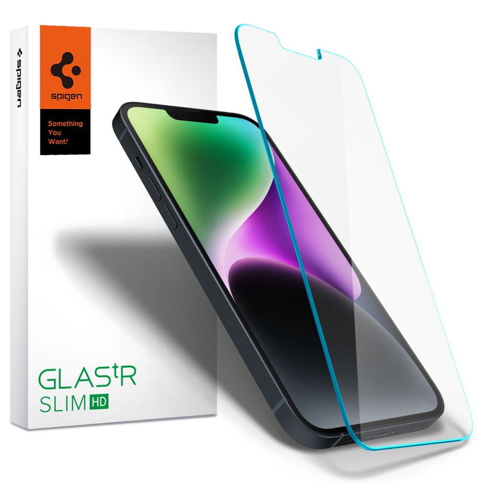 Spigen Glas.TR Slim – Glas voor Apple iPhone 14 / iPhone 13 / iPhone 13 Pro