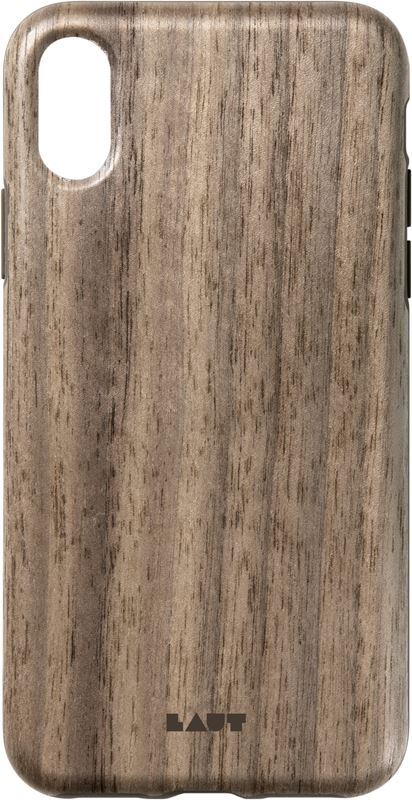 Laut PINNACLE - Case for iPhone XR with natural wood (Walnut)