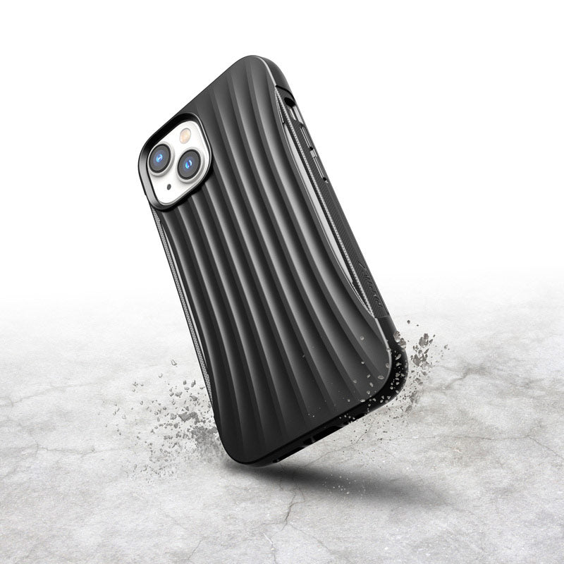 X-Doria Raptic Clutch - Biologisch afbreekbaar hoesje voor iPhone 14 (valtest 3m) (zwart)