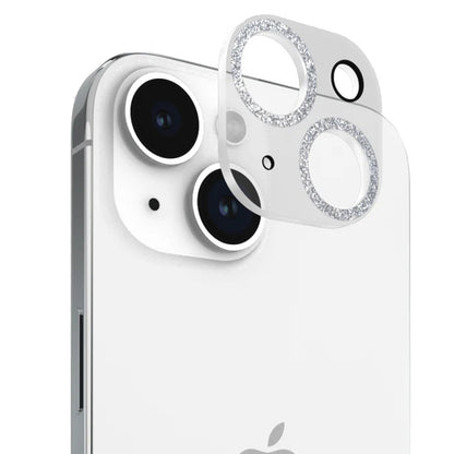 Case-Mate Sparkle Lens Protector – Schutzglas für iPhone 15 / iPhone 15 Plus Kamera (Twinkle)