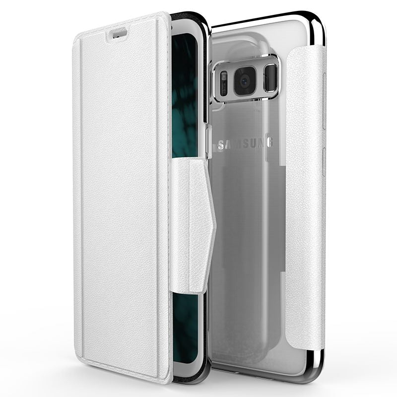 X-Doria Engage Folio - Portemonneehoesje voor Samsung Galaxy S8+ (wit)