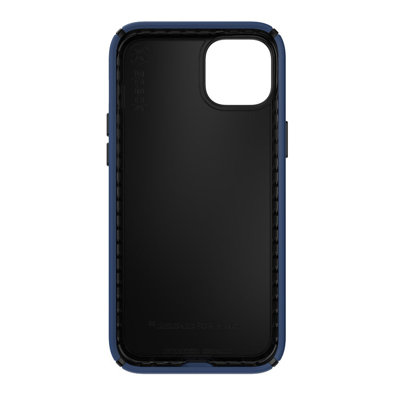 Speck Presidio2 Pro - Case for iPhone 15 Plus / 14 Plus with MICROBAN coating (Coastal Blue / Black / White)