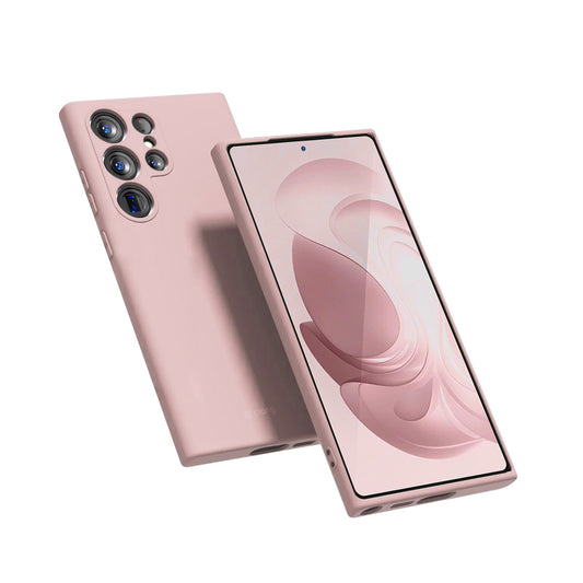 Crong Color Cover - hoesje voor Samsung Galaxy S23 Ultra (roze)