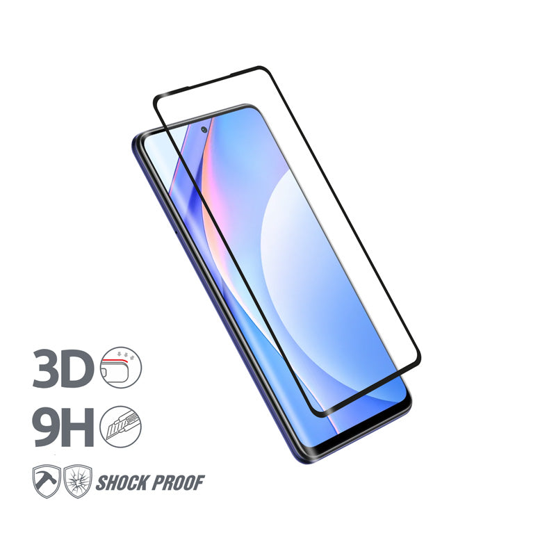 Crong 3D Armor Glass - Tempered glass Full 9H Glue on the screen Xiaomi Mi 10T Lite