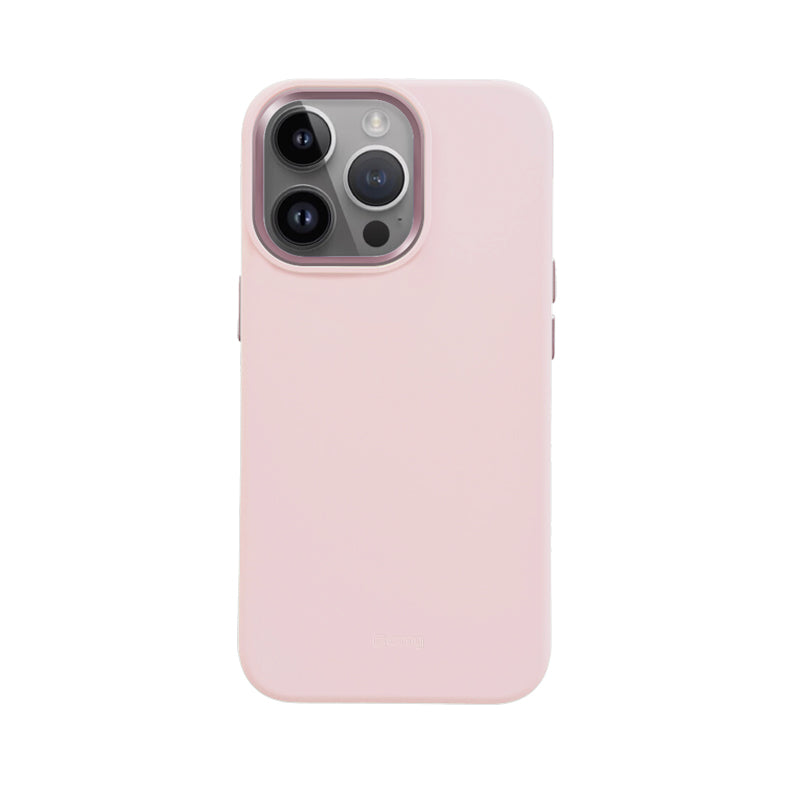 Crong Color Cover LUX Magnetic - Hülle für iPhone 15 Pro MagSafe (Rosa)