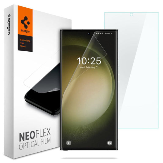 Spigen Neo Flex - Samsung Galaxy S23 Ultra Beschermfolie 2 st. (Transparant)