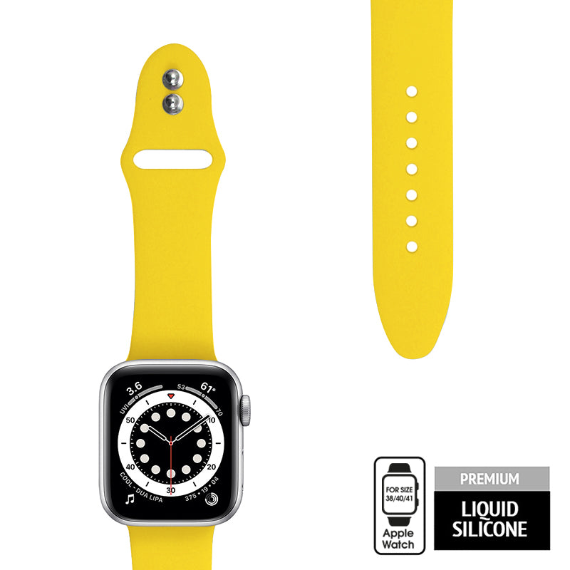 Crong Liquid Band for Apple Watch 38/40/41mm (Yellow)