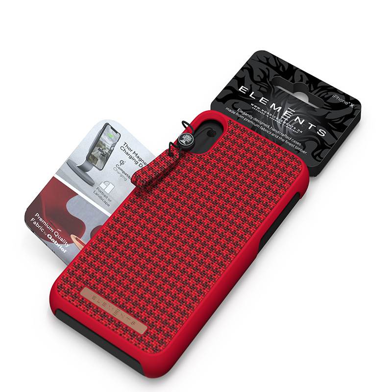 Nordic Elements Saeson Idun - Case for iPhone Xs Max (Red)