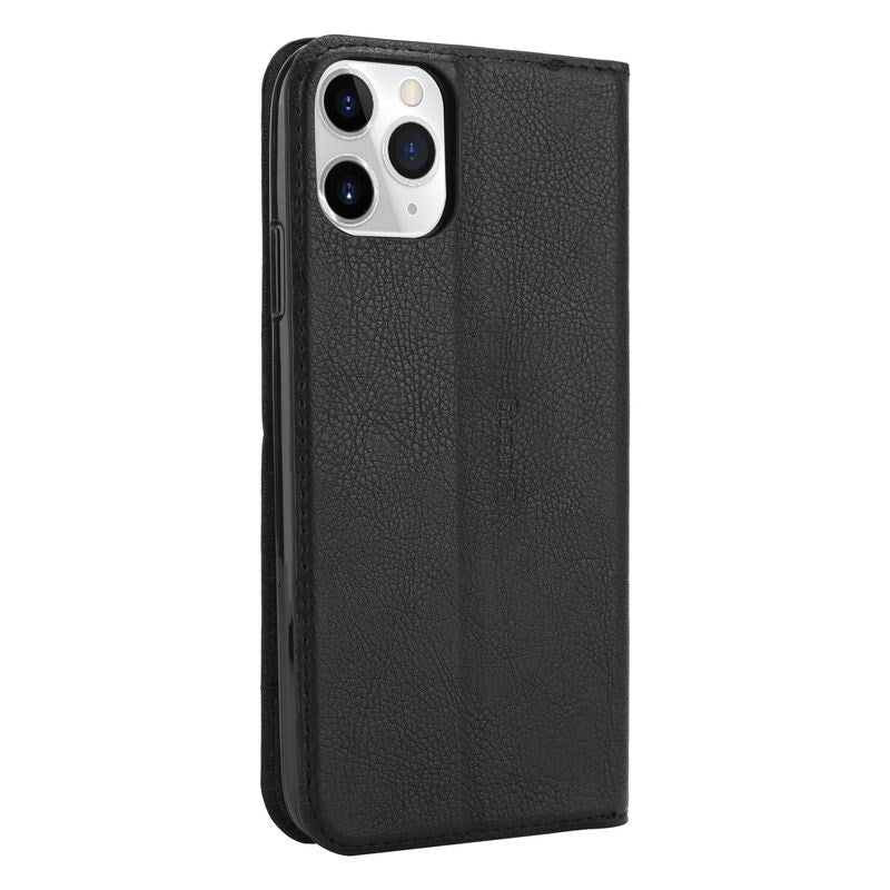 Crong Folio Case - PU Leather Case for iPhone 11 Pro Max (Black)