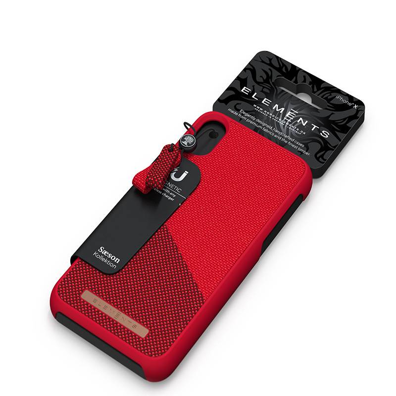 Nordic Elements Saeson Freja - Case for iPhone Xs Max (Red)