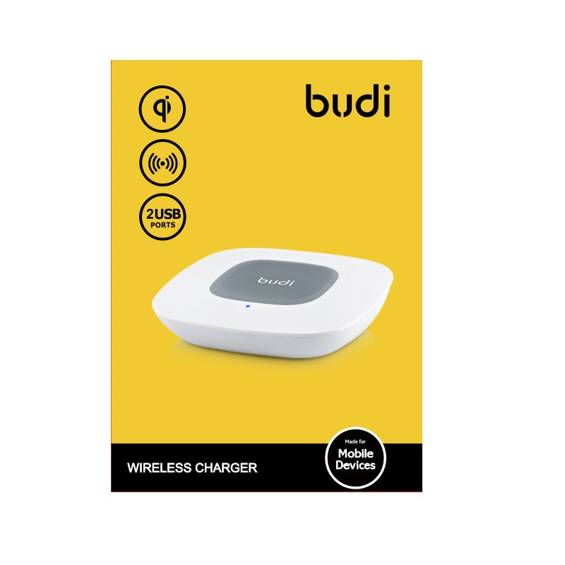 Budi - Qi-certified charger delivers charge to your phone wirelessly