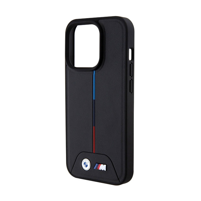 BMW Quilted Tricolor MagSafe - Case for iPhone 15 Pro (Black)