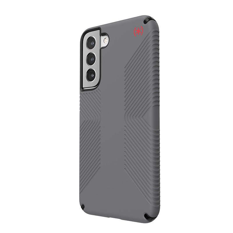 Speck Presidio2 Grip - Case for Samsung Galaxy S22+ with MICROBAN (Graphite Grey/Black