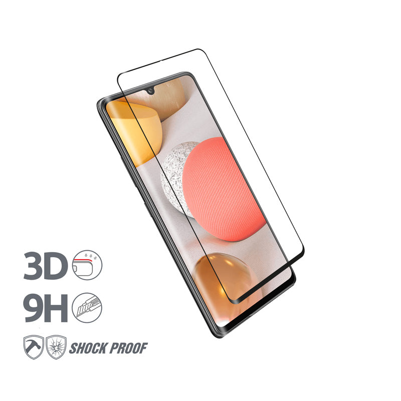 Crong 3D Armor Glass - Tempered glass 9H Full Glue  for the entire screen of the Samsung Galaxy A42 5G