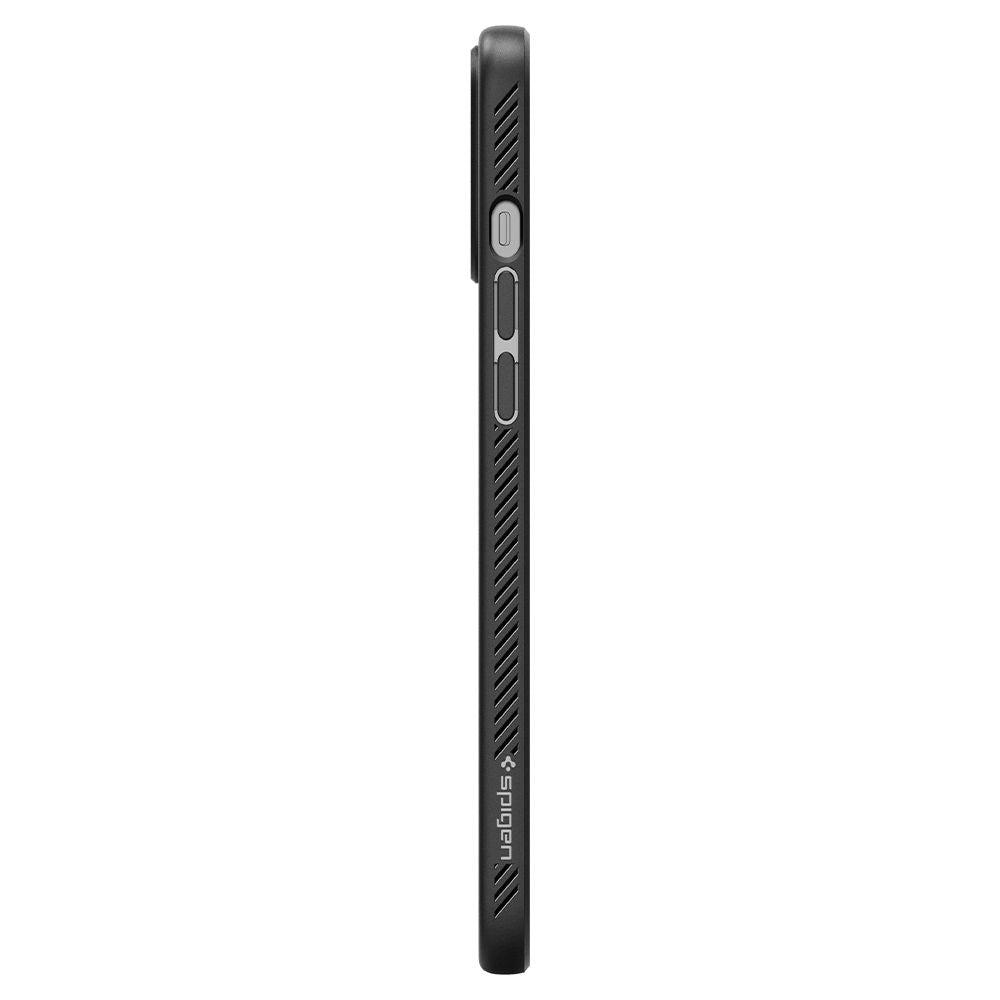 Spigen Liquid Air - hoesje voor iPhone 12 Pro / iPhone 12 (zwart)