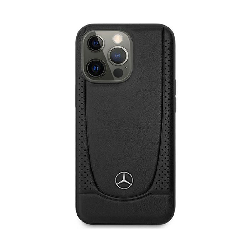 Mercedes Leather Urban Line - Hülle für iPhone 15 Pro (schwarz)