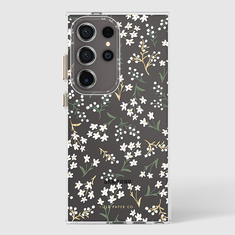 Rifle Paper Clear - Case voor Samsung Galaxy S24 Ultra (Petite Fleurs)