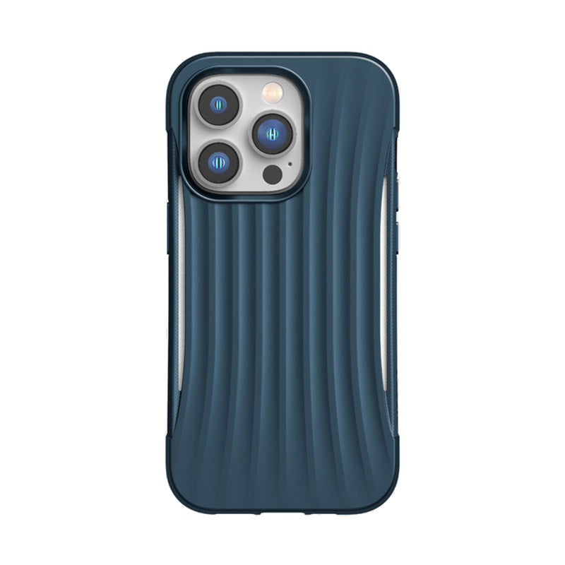 X-Doria Raptic Clutch - Biologisch afbreekbaar hoesje voor iPhone 14 Pro (valtest 3m) (blauw)