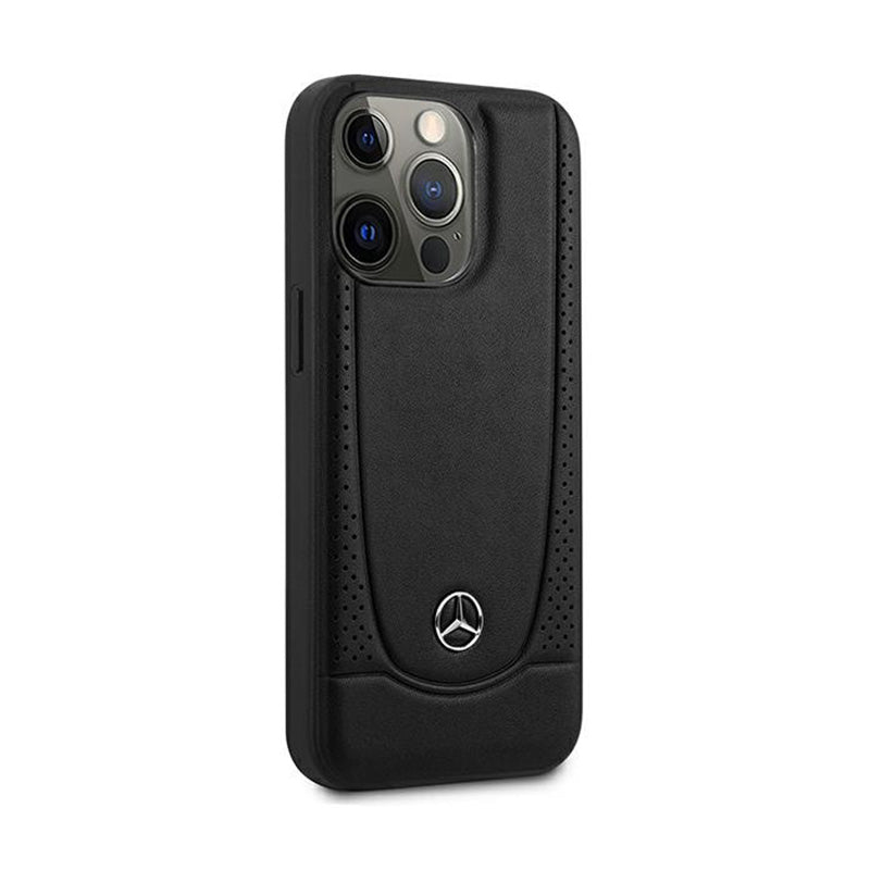 Mercedes Leather Urban Line - Hülle für iPhone 15 Pro (schwarz)