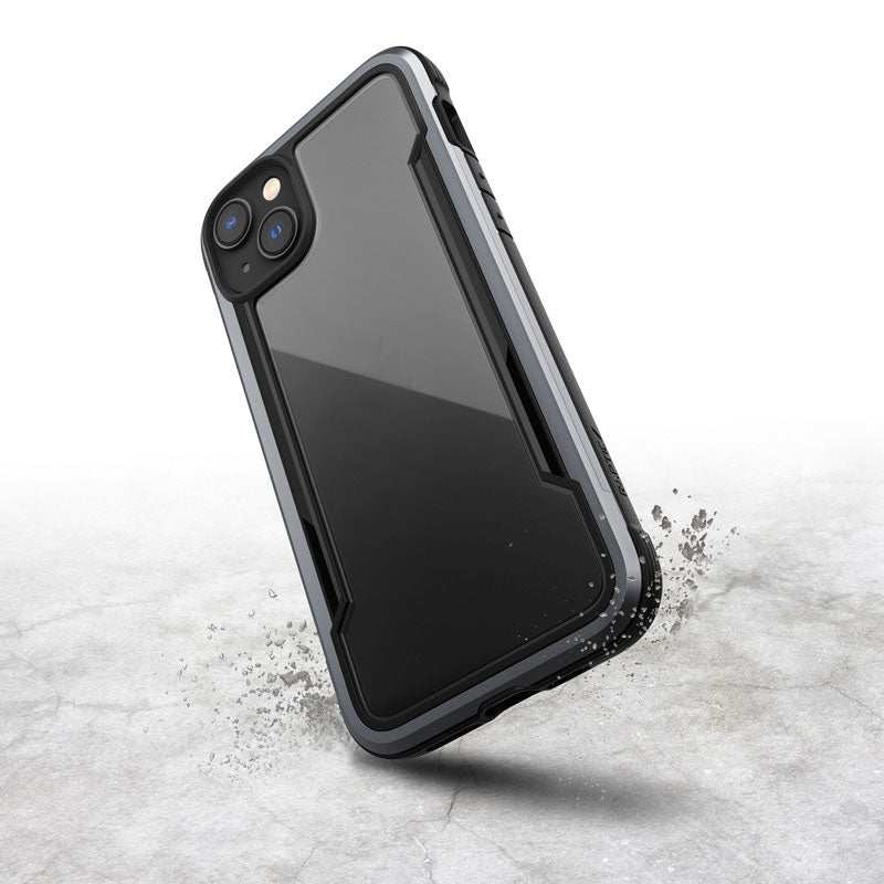 X-Doria Raptic Shield - aluminium hoesje voor iPhone 14 Plus (valtest 3m) (zwart)