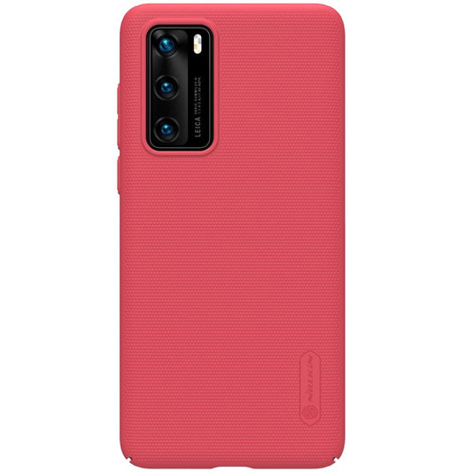 Nillkin Super Frosted Shield - Case for Huawei P40 (Bright Red)