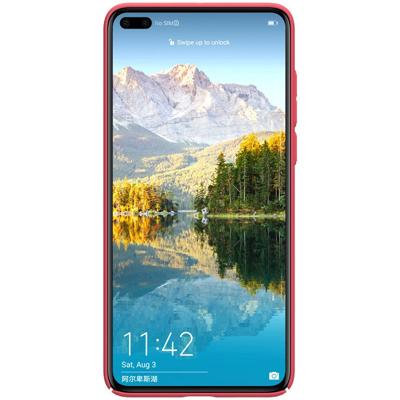 Nillkin Super Frosted Shield - Case for Huawei P40 (Bright Red)