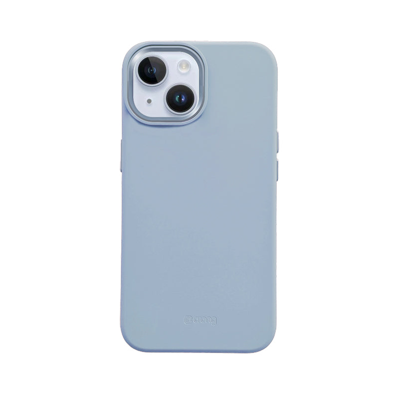 Crong Color Cover LUX Magnetisch - hoesje voor iPhone 15 Plus MagSafe (hemelsblauw)