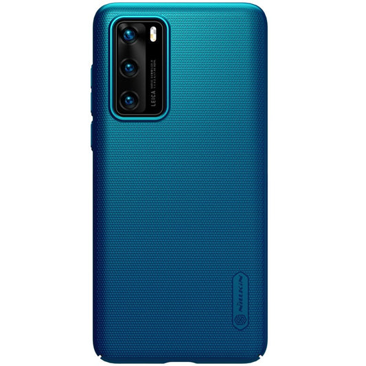 Nillkin Super Frosted Shield - Case for Huawei P40 (Peacock Blue)