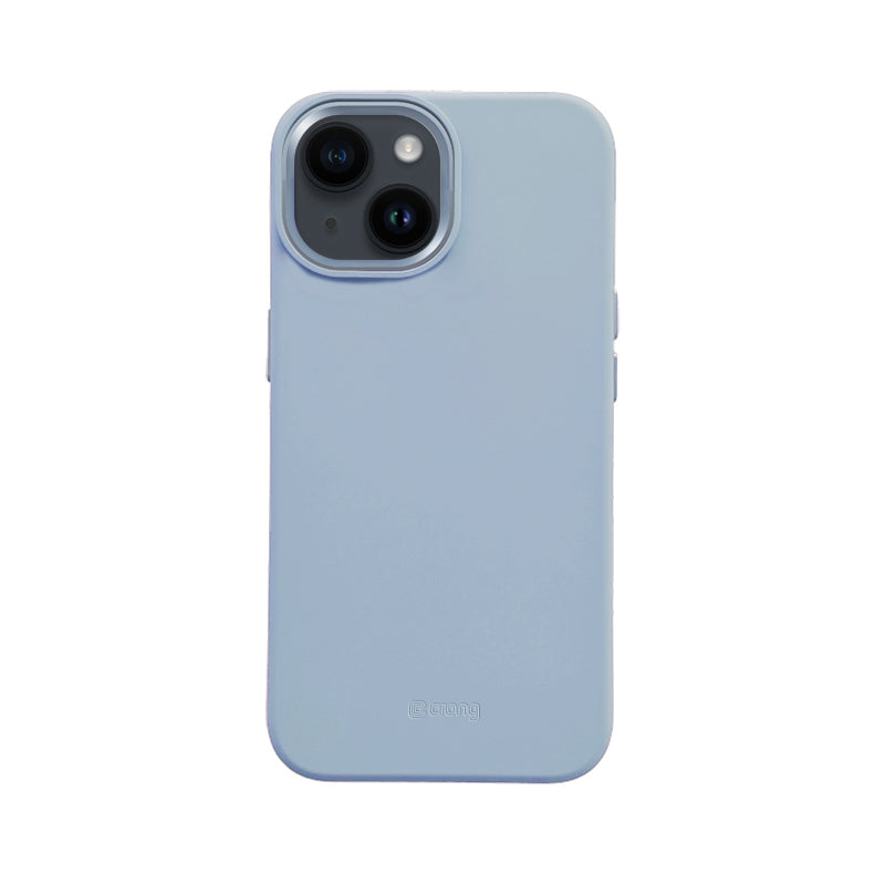 Crong Color Cover LUX Magnetisch - hoesje voor iPhone 15 Plus MagSafe (hemelsblauw)