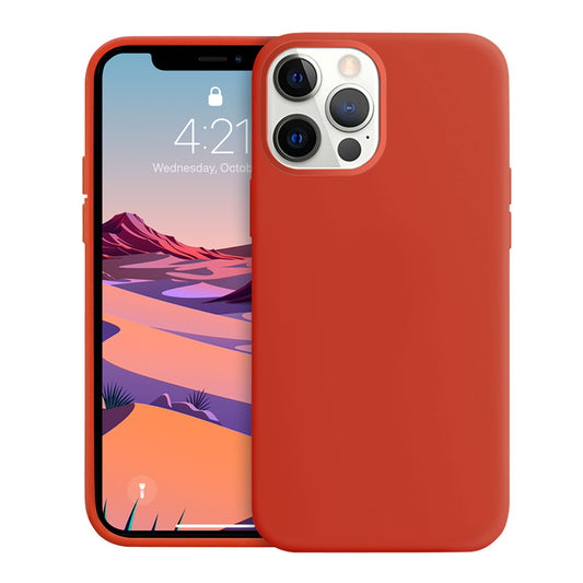 Crong Color Cover – Flexible Hülle für iPhone 12 / iPhone 12 Pro (Rot)