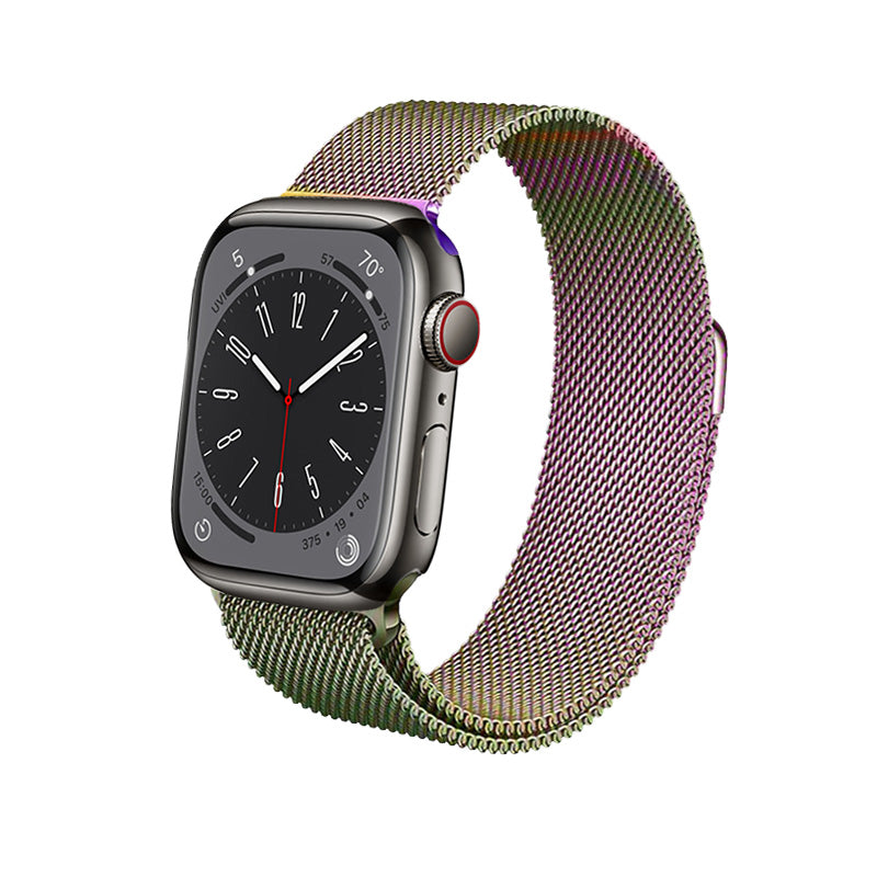 Crong Milano Steel voor Apple Watch 38/40/41mm (Iriserend)