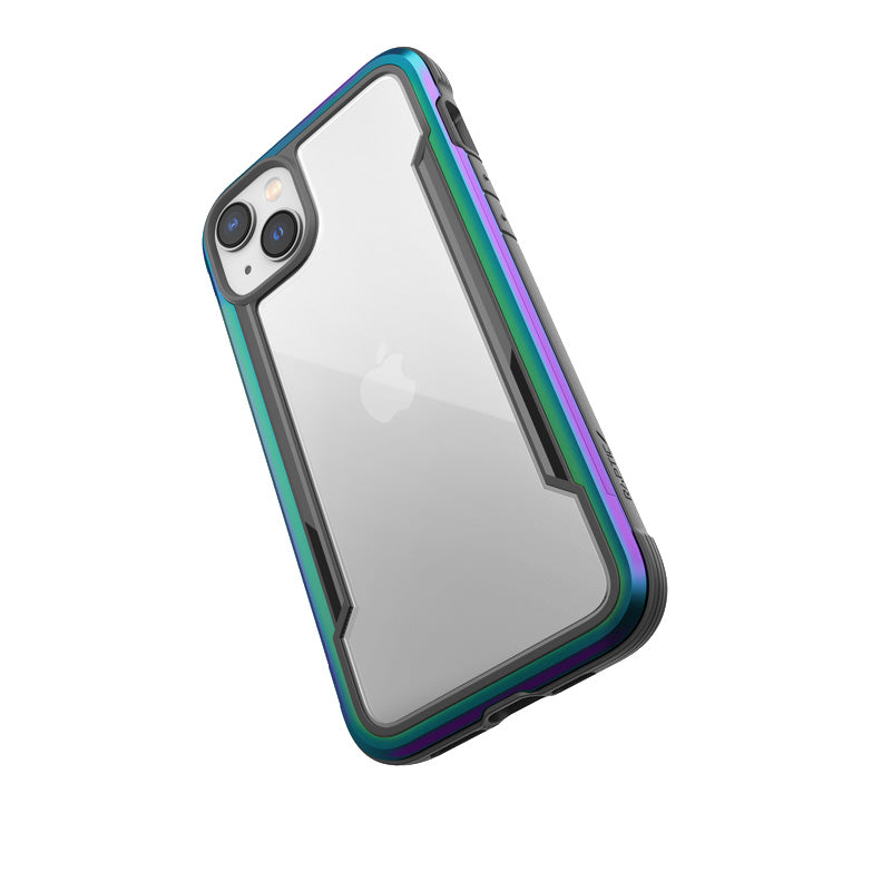 X-Doria Raptic Shield - aluminium behuizing voor iPhone 14 Plus (valtest op 3 m) (iriserend)