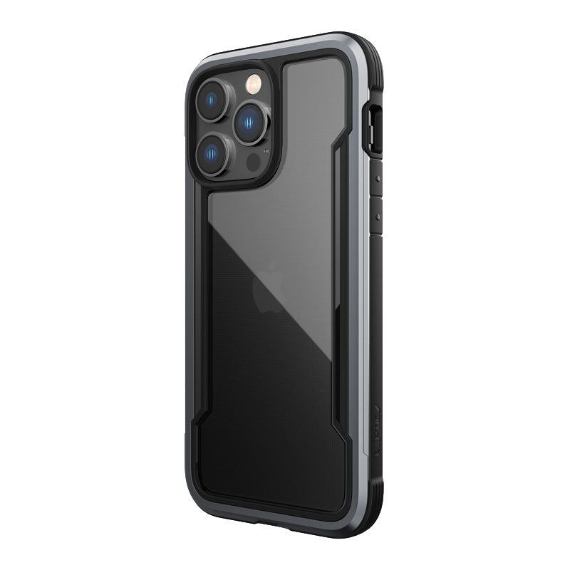 X-Doria Raptic Shield - aluminium hoesje voor iPhone 14 Pro Max (valtest 3m) (zwart)