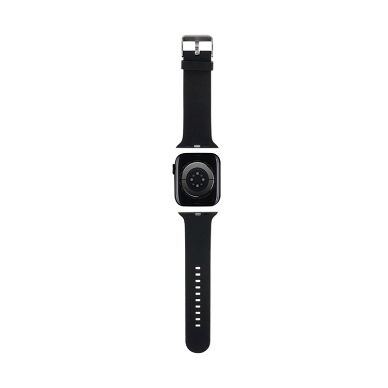 Karl Lagerfeld 3D Rubber Karl Head NFT - Band voor Apple Watch 42/44/45/49 mm (zwart)