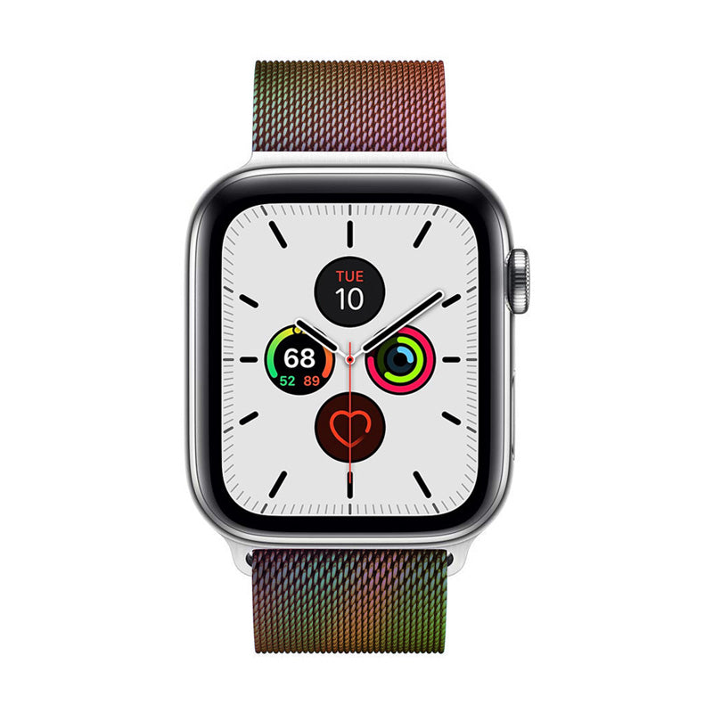 Crong Milano Steel voor Apple Watch 38/40/41mm (Iriserend)