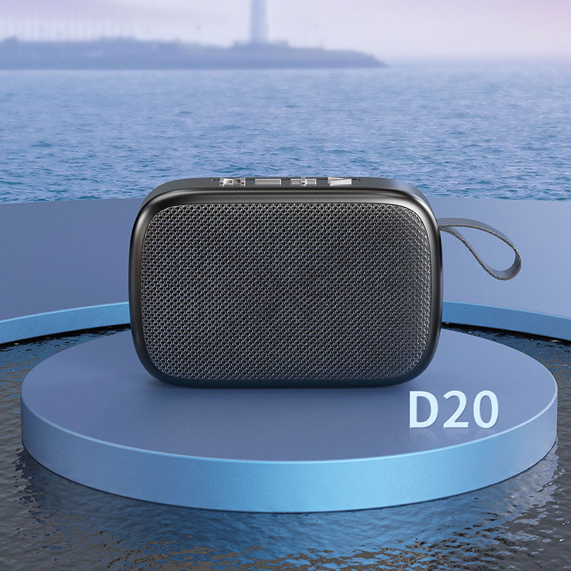 WEKOME D20 - Draagbare draadloze Bluetooth V5.0-luidspreker (zwart)