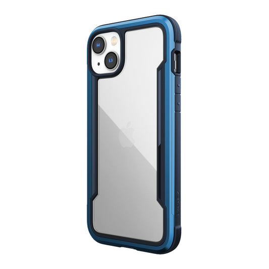 X-Doria Raptic Shield - aluminium hoesje voor iPhone 14 Plus (valtest 3m) (marineblauw)