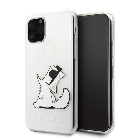 Karl Lagerfeld Choupette Fun - Hülle für iPhone 11 Pro (Transparent)
