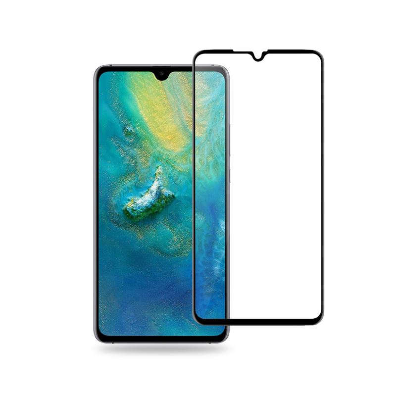 Crong Edge Glass - Full Glue Edge-to-Edge 9H Glass Screen Protector for Huawei Mate 20