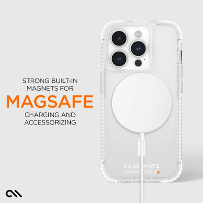 Case-Mate Ultra Tough plus D3O MagSafe - iPhone 15 Pro Hülle (Klar)