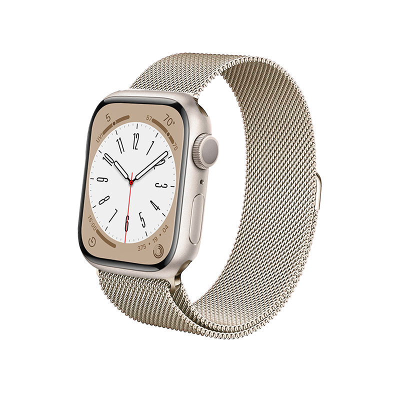 Crong Milano Staal voor Apple Watch 38/40/41 mm (Champagne)