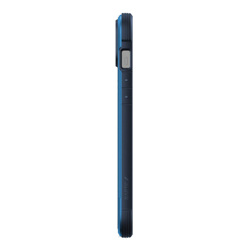 X-Doria Raptic Shield - aluminium hoesje voor iPhone 14 Plus (valtest 3m) (marineblauw)